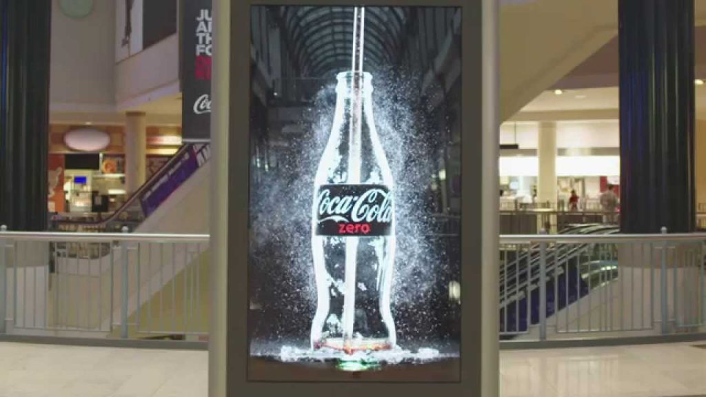 coca cola creates first ever drinkable advertising campaign